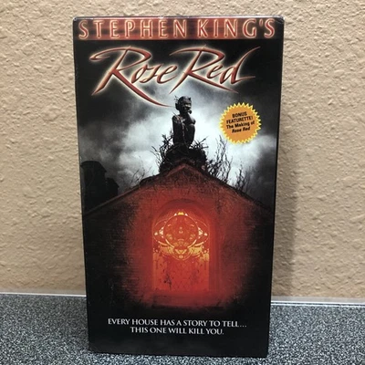 Stephen King's Rose Red VHS 2002 Horror Limited Edition Lionsgate - Image 1 of 4