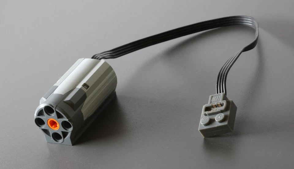 LEGO Technic: 1x Motor 9V M Power Functions, grau - Bild 1 von 1