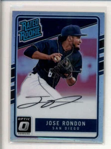 JOSE RONDON 2017 DONRUSS OPTIC RATED ROOKIE PRIZM AUTO #109/150 AK2990 - Picture 1 of 1
