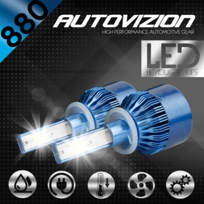 AUTOVIZION LED HID Foglight kit 881 White for 1987-2002 Cadillac Eldorado - Image 1 of 4