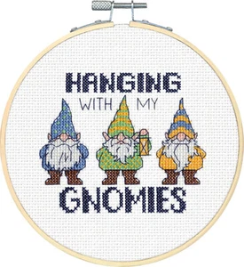 Dimensions Learn a Craft Counted Cross Stitch Kit ~ Gnomies #72-76290 - Picture 1 of 4