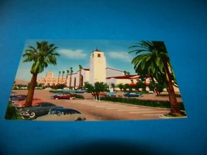 Postal de ferrocarril vintage de Union Station Los Angeles California - Imagen 1 de 2