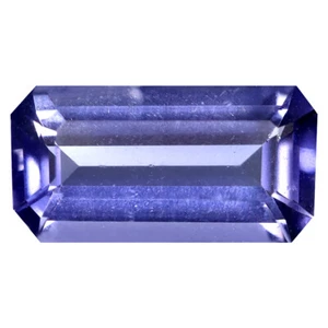 2.12 ct Lovely Octagon Cut (12 x 6 mm) (Un-Heated) Blue Iolite Gemstone - Picture 1 of 2