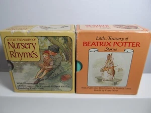 Little Treasury of Nursery Rhymes 6 Mini Books & BEATRIX POTTER 6 mini books - Picture 1 of 13