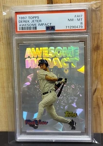 1997 Topps Awesome Impact Derek Jeter #A17 PSA 8 - Bild 1 von 3