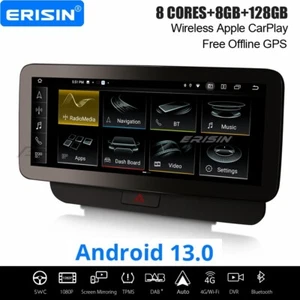 Android 13 DAB+ Autoradio 12,3" 8-Kern 8GB+128GB CarPlay Navi DSP BT Für Audi Q5 - Bild 1 von 24