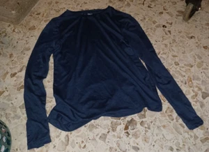 Athletic Youth Size Boys Long Sleeve Tee M(8-10) Blue - Picture 1 of 4