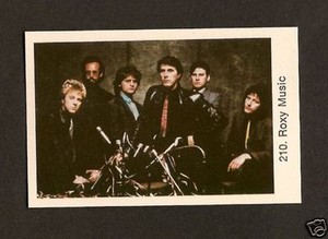Roxy Music Bryan Ferry Vintage Swedish Card #210