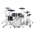 Gewa - G3 Pro 5 E-drum Kit, G3 Drum Module, Black Sparkle Shell-set (deep Shells