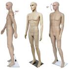 Male Mannequin Full Body Realistic Shop Display Head Turns Form w/ Base US