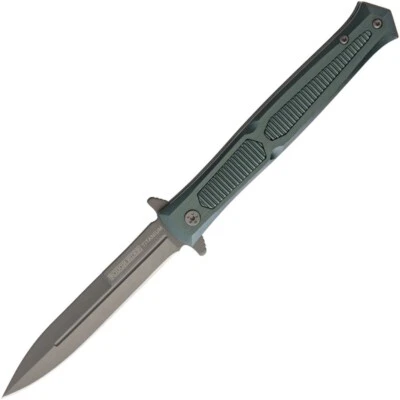 Rough Ryder Green Stiletto Liner Lock Folding Knife NEW - Image 1 of 2
