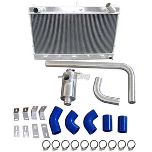 CXRacing V-Mount Cooler Radiator Kit for Nissan 300ZX Z32 with LS1 LSx LS Swap - Foto 1 di 11