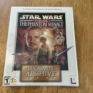 NEU/SEALED PC-Box - Star Wars The Phantom Menace - LucasArts - 2001 - SCHÖN! - Bild 1 von 13