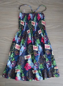 Vintage Disney Dress Travel Tropics 90s Y2K One Size Strapless Knee Length NEW - Picture 1 of 7