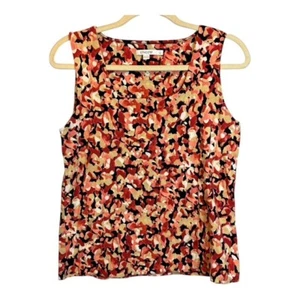 Camiseta sin mangas Chico's para mujer talla mediana artística verano rosa tostado Chicos 1 - Imagen 1 de 4