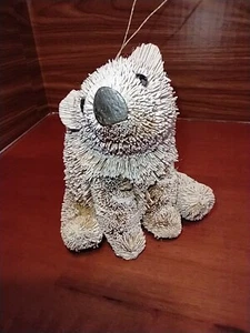 Buri Borsten mattierter Eisbär 3,5" Weihnachtsschmuck (verkauft wie besehen) - Bild 1 von 6