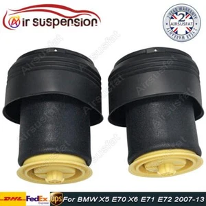 2x Rear Air Suspension Spring Bags for BMW X5 E70 X6 E71 E72 2007-13 37126790080 - Picture 1 of 11