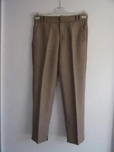 Mango Hose Zigarettenhose Chino Business Stretch hellbraun schick S M 36 38 - Bild 1 von 7