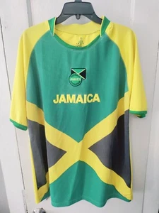 JAMAICA FOOTBALL Soccer JERSEY Team Jersey Shirt Men's Size Large - Picture 1 of 6