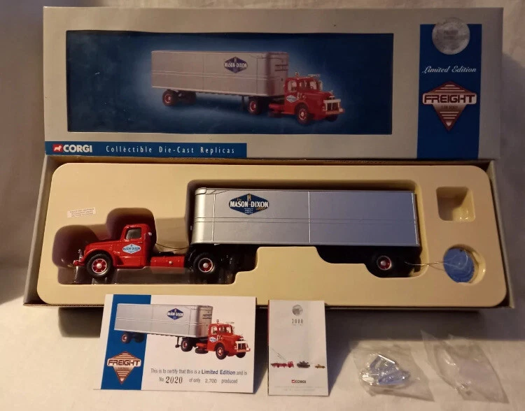 Corgi 50704 Mack LJ Artic & Bull-nosed Trailer Mason Dixon Ltd Edition Mint 1.50 - Image 1 of 1