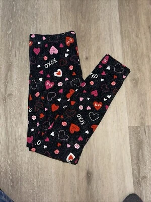 Leggings para mujer Faded Glory corazones Xoxo algodón y spandex talla M 8-10 Foto 1 de 4