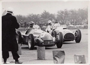 Silverstone International Felice Bonetto 1951 foto original de Goddard - Imagen 1 de 2