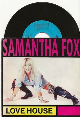 SAMANTHA FOX LOVE HOUSE UNPLAYED 7 INCH SINGLE FROM USA, DIFFERENT PIC SLEEVE - Image 1 of 2