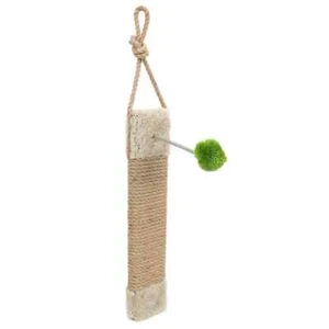 Percha para puerta Ware Manufacturing Kitty, 19 pulgadas, almohadilla rascadora de sisal natural 1 paquete - Imagen 1 de 5