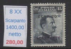 Scarpanto Michetti C 20 Sur 15 Nouveaux Gomme Intègre Mnh - Picture 1 of 1
