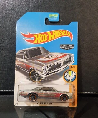 Hot Wheels Zamac _ 2017 _ #003 _ 1/64 _ '67 Pontiac GTO / Muscle Mania #8/10 - Photo 1/3