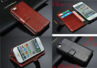 Leather Wallet Card Holder Flip Stand Case Cover Apple iPhone 5 5S