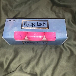 Vintage Spalding Flying Lady Golf Balls NIP NOS Open Box Unused - Picture 1 of 7