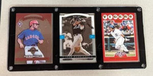 IVAN RODRIGUEZ 3 CARD PLAQUE DETROIT TIGERS FLORIDA MARLINS TEXAS RANGERS - Picture 1 of 1