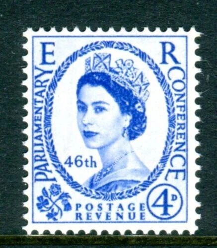 GB 1957 SG560 QEII 4d. 46TH INTER-PARLIAMENTARY UNION CONFERENCE - MNH - Image 1 of 1