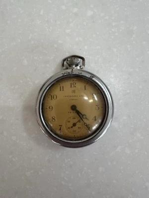 Ingersoll Triumph Vintage Chrome Pocket Watch - Image 1 of 4