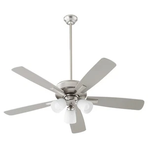 Satin Nickel 52"Ceiling Fan from the Ovation Collection - Picture 1 of 2