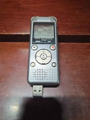 Olympus Portable Digital Audio Voice Recorder WS-802 w/ Retractable USB TESTED  - Image 1 of 2