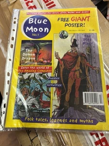 Blue Moon Comic Sommer Urlaub Kurioses lesen Retro Vintage ungewöhnliches Design 4n - Bild 1 von 2