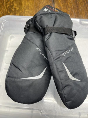 Guantes de invierno Spyder talla S/M negros ajustables O12 nuevos con etiquetas Foto 1 de 4