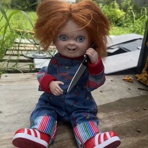 Bewegungsaktivierte animierte Chucky Puppe Party City Animatronic Kinderspiel  - Bild 1 von 7