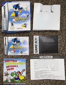 Klonoa: Empire of Dreams (Game Boy Advance GBA) 90% Completo ¡SIN JUEGO! SOLO CAJA - Imagen 1 de 15