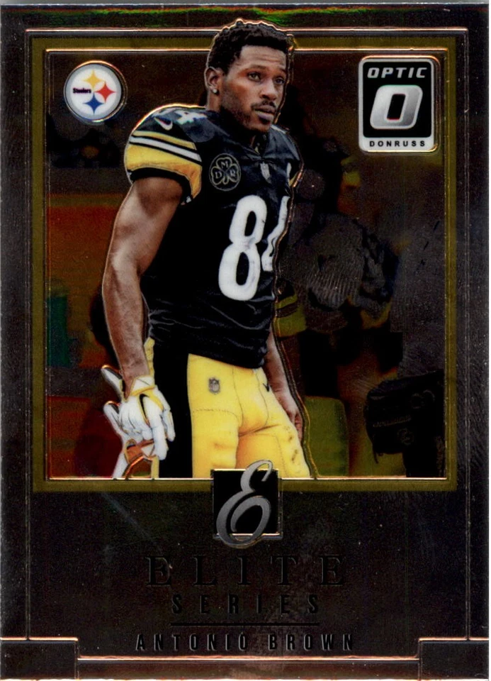 2018 Donruss Optic Elite Series #17 Antonio Brown - FB - Image 1 of 2
