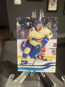 Justin Faulk 2025-26 cubierta superior de lujo paralelo #60/250 St. Louis Blues - Imagen 1 de 2