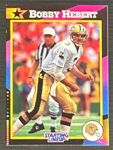 1992 Starting Lineup Card Only Bobby Hebert Saints - Picture 1 of 2