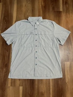 GameGuard Vented Shirt Mens XL Blue Lightweight MicroFiber Fishing TekCheck 1041 - Image 1 of 4