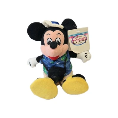 Mickey Mouse Plush Tourist Toy The Disney Store 9" Mini Bean Bag Plush with Tags - Image 1 of 4