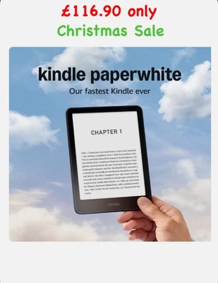 Amazon Kindle Paperwhite 7' 16GB 12th Gen Newest Version Without Ads Black - Image 1 of 4