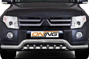 Frontbügel Unterbodenschutz für Mitsubishi Pajero V80 2007-2014 70mm breit - Bild 1 von 8