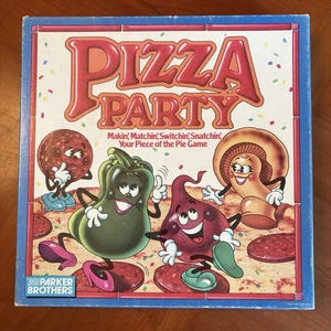 Vintage PIZZA PARTY Board Game 1987 Parker Brothers w/ Instructions COMPLETE - Picture 1 of 9