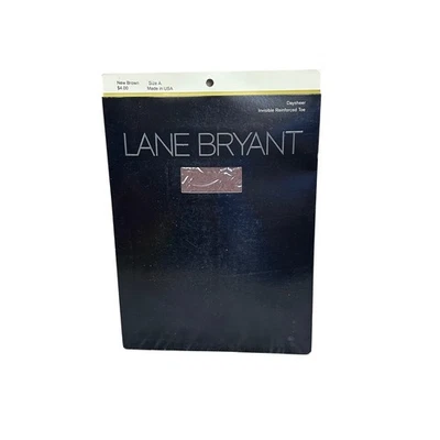 Medias Lane Bryant Daysheer Nuevas Marrón Invisible Puntera Reforzada Talla A Foto 1 de 4